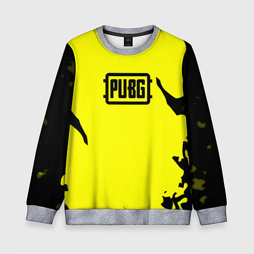 Детский свитшот PUBG краски текстура / 3D-Меланж – фото 1