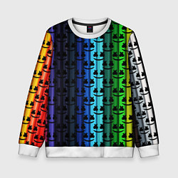 Детский свитшот Marshmello gradient