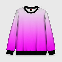 Детский свитшот Gradient color pink