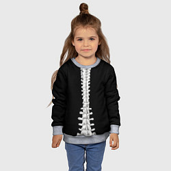 Свитшот детский Рентген позвоночника, цвет: 3D-меланж — фото 2