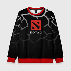 Свитшот детский DOTA2 земля, цвет: 3D-красный