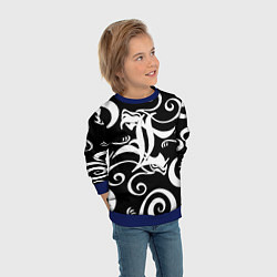 Свитшот детский Death Note japan anime, цвет: 3D-синий — фото 2