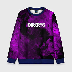 Свитшот детский Farcry neon fire, цвет: 3D-синий