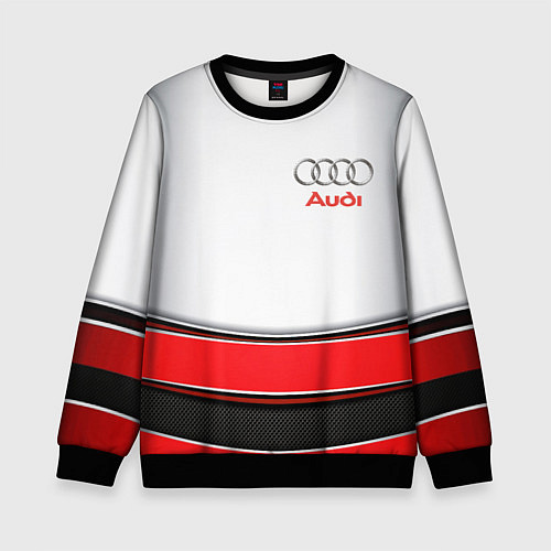 Детский свитшот AUDI auto car / 3D-Черный – фото 1