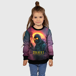Свитшот детский Stalker 2 радиоактивный фон, цвет: 3D-черный — фото 2