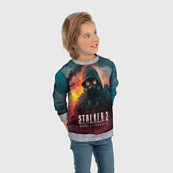 Свитшот детский Stalker 2 горящий завод, цвет: 3D-меланж — фото 2