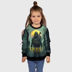 Свитшот детский Stalker 2 радиоактивное утро, цвет: 3D-черный — фото 2