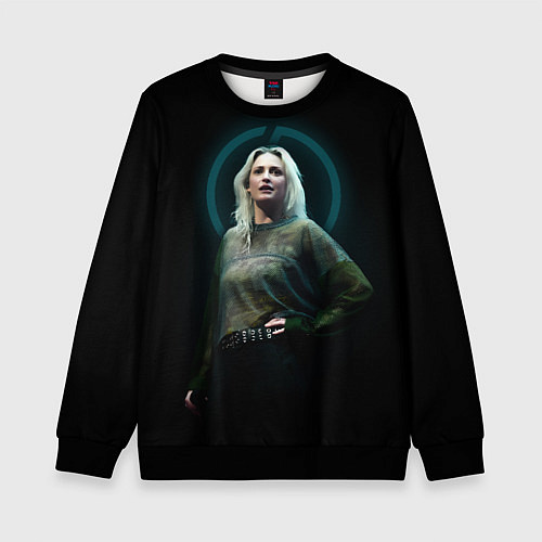 Детский свитшот Эмили Армстронг Linkin Park / 3D-Черный – фото 1
