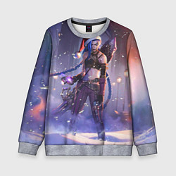 Свитшот детский Happy New Year Jinx, цвет: 3D-меланж