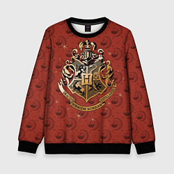 Свитшот детский Факультеты Хогвартса, цвет: 3D-черный