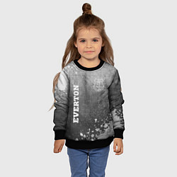 Свитшот детский Everton - grey gradient вертикально, цвет: 3D-черный — фото 2