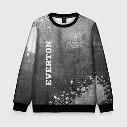 Детский свитшот Everton - grey gradient вертикально