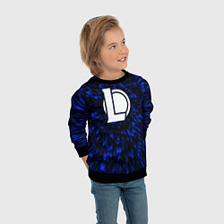 Свитшот детский League of Legends blue energy, цвет: 3D-черный — фото 2