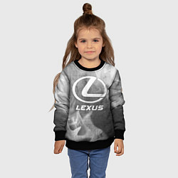 Свитшот детский Lexus - grey gradient, цвет: 3D-черный — фото 2