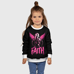 Свитшот детский Джинкс ангел - Аркейн, цвет: 3D-белый — фото 2