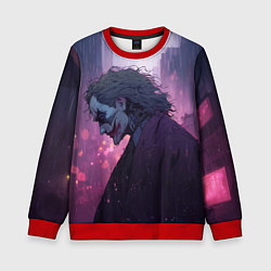 Свитшот детский Joker - art, цвет: 3D-красный