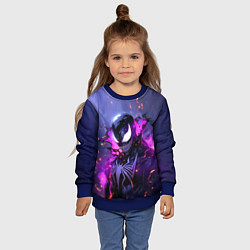 Свитшот детский Neon Venom - Rain, цвет: 3D-синий — фото 2
