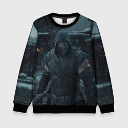Свитшот детский Sub-zero, цвет: 3D-черный