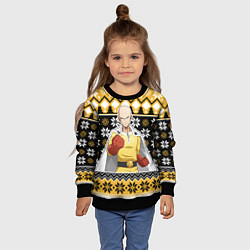 Свитшот детский One-Punch Man sweater, цвет: 3D-черный — фото 2