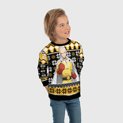 Свитшот детский One-Punch Man sweater, цвет: 3D-черный — фото 2