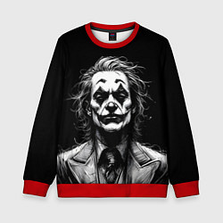 Свитшот детский Joker - clown, цвет: 3D-красный