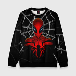 Свитшот детский Человек паук игра, цвет: 3D-черный