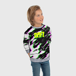 Свитшот детский Dayz кислотные краски, цвет: 3D-меланж — фото 2