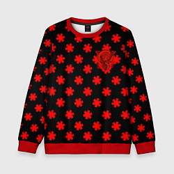 Свитшот детский Bullet for my valentine pattern, цвет: 3D-красный