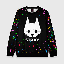 Свитшот детский Stray конфети, цвет: 3D-черный