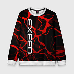 Детский свитшот Exeed - red liquid