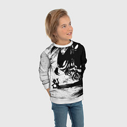 Свитшот детский Генгар, цвет: 3D-белый — фото 2