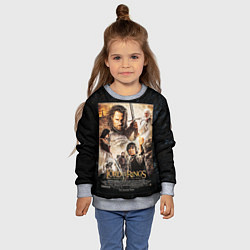 Свитшот детский The lord of the rings - the return of the king, цвет: 3D-меланж — фото 2