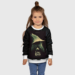 Свитшот детский Братство кольца - Гэндальф, цвет: 3D-белый — фото 2