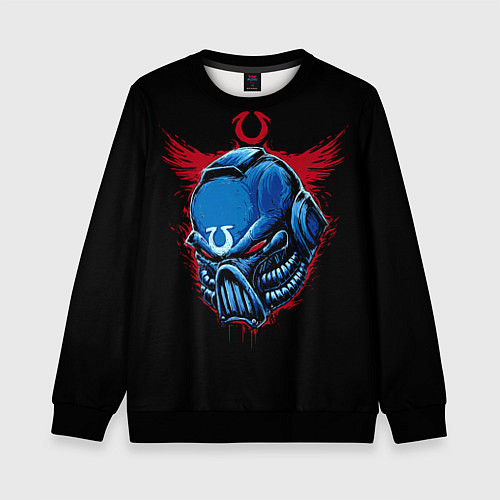Детский свитшот Ultramarine art / 3D-Черный – фото 1