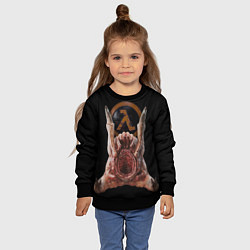 Свитшот детский Half life - headcrab, цвет: 3D-черный — фото 2