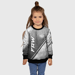 Свитшот детский FAW - grey gradient вертикально, цвет: 3D-черный — фото 2