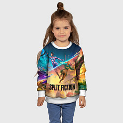 Свитшот детский Главные герои Split fiction, цвет: 3D-белый — фото 2