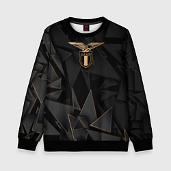 Свитшот детский Lazio golden poly, цвет: 3D-черный