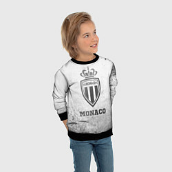Свитшот детский Monaco - white gradient, цвет: 3D-черный — фото 2