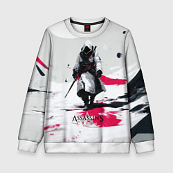 Свитшот детский Assassins Creed ninja, цвет: 3D-белый