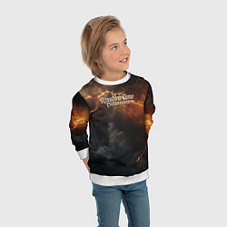 Свитшот детский Kingdom Come Deliverance 2 dark sky, цвет: 3D-белый — фото 2
