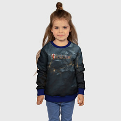 Свитшот детский Stronghold сrusader крестовый шторм, цвет: 3D-синий — фото 2