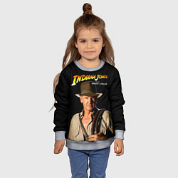 Свитшот детский Indiana Jones and the Great Circle, цвет: 3D-меланж — фото 2