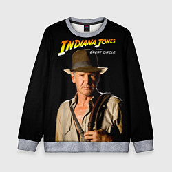 Свитшот детский Indiana Jones and the Great Circle, цвет: 3D-меланж