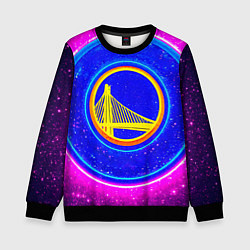 Свитшот детский Голден Стэйт Уорриорз звездный, цвет: 3D-черный