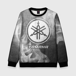 Свитшот детский Yamaha - grey gradient, цвет: 3D-черный