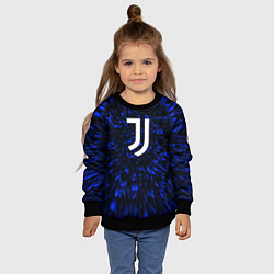 Свитшот детский Juventus blue energy, цвет: 3D-черный — фото 2