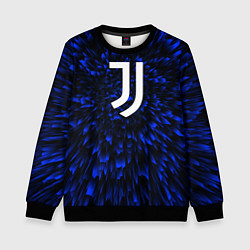Свитшот детский Juventus blue energy, цвет: 3D-черный