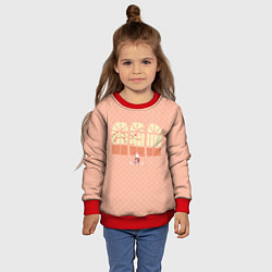 Свитшот детский Spy x Family Anya Cute, цвет: 3D-красный — фото 2