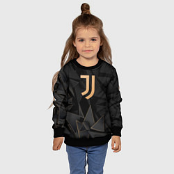 Свитшот детский Juventus golden poly, цвет: 3D-черный — фото 2